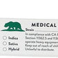 California Medical Cannabis Compliant Warning Labels at Flower Power Packages