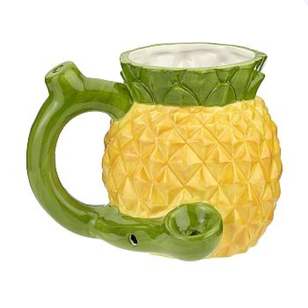 Ceramic Pineapple Mug Design Hand Pipe On sale