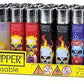 Clipper Lighter Skulls 12 Pattern - (48, 240 OR 480 Count) Flower Power Packages 