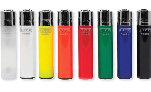 Clipper Lighter - Solid Colors - (54, 270 OR 540 Count) Flower Power Packages 