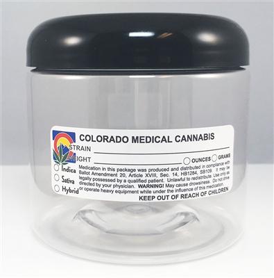 Colorado Medical Cannabis Warning Labels at Flower Power Packages