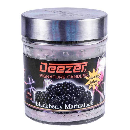 DEEZER Candle Smoke Odor Eliminator - Various Scents - (1 Count) Flower Power Packages Blackberry Marma 