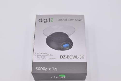 Digitz Dz-bowl-5k 5000g X 1g Digital Bowl Scale Black (1 Count) Flower Power Packages 