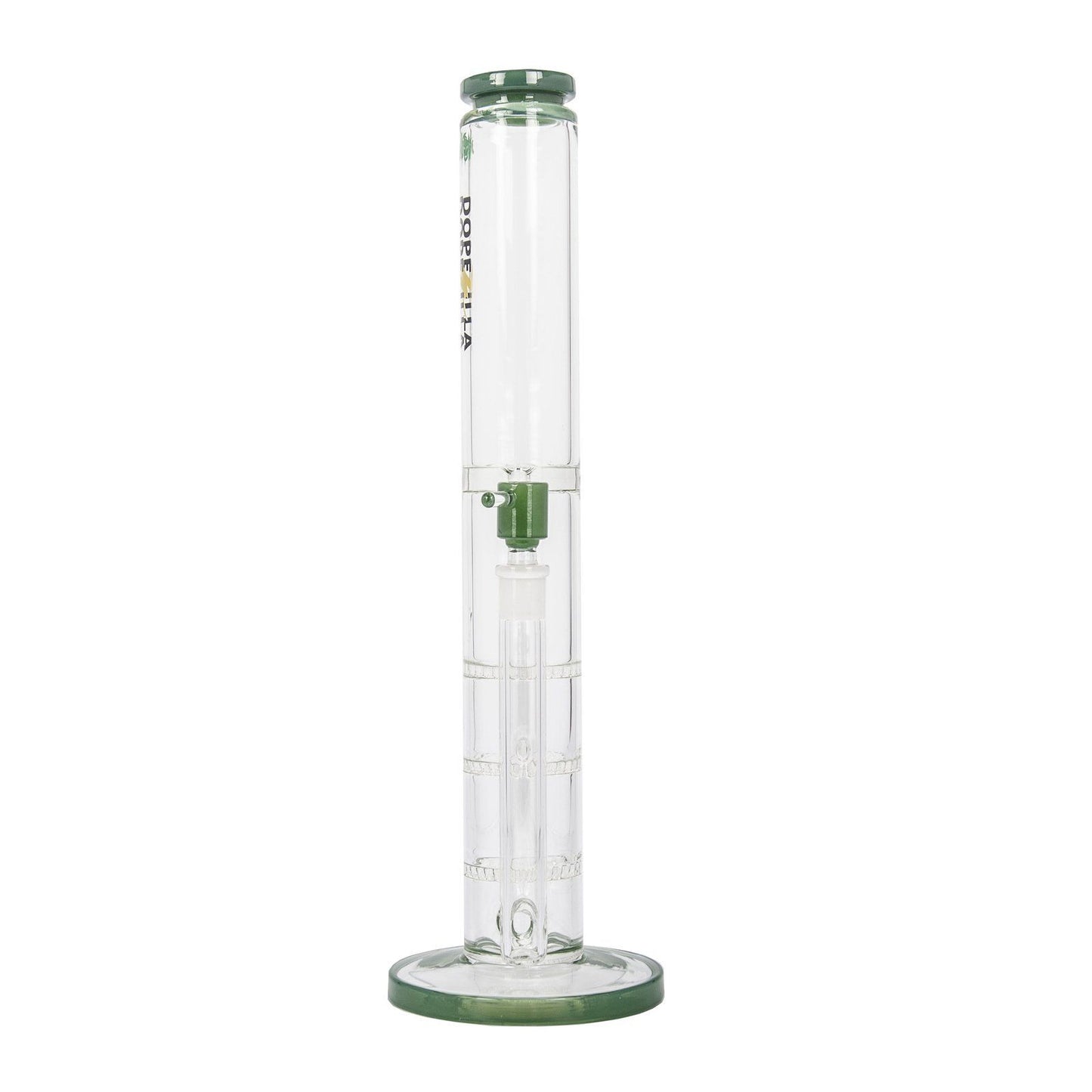 Dopezilla-Cerberus-Water Pipe-16 Inch-Various Colors-1 Count Flower Power Packages Milky Teal 