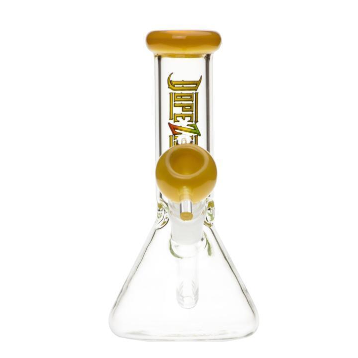 Dopezilla-LiL Zilla-Water Pipe-7 Inch-1 Count (Various Colors) Flower Power Packages Milky Yellow 