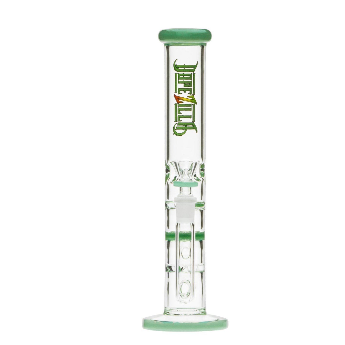 Dopezilla-Mutos-Large-Water Pipe-11.5 Inch-1 Count-(Various Colors) Flower Power Packages Milky Teal 