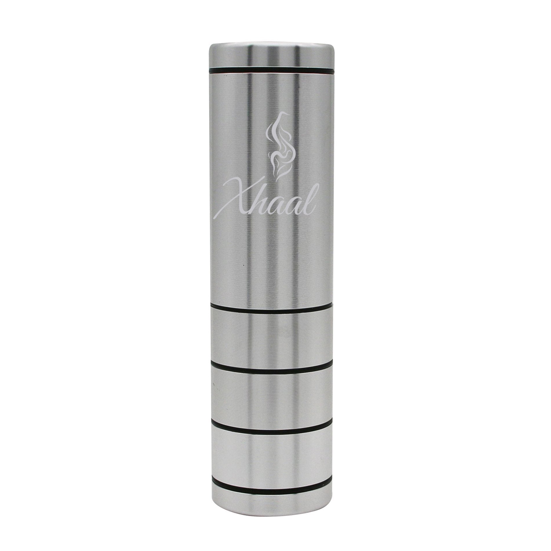 Dugout Grinder Flower Power Packages silver 