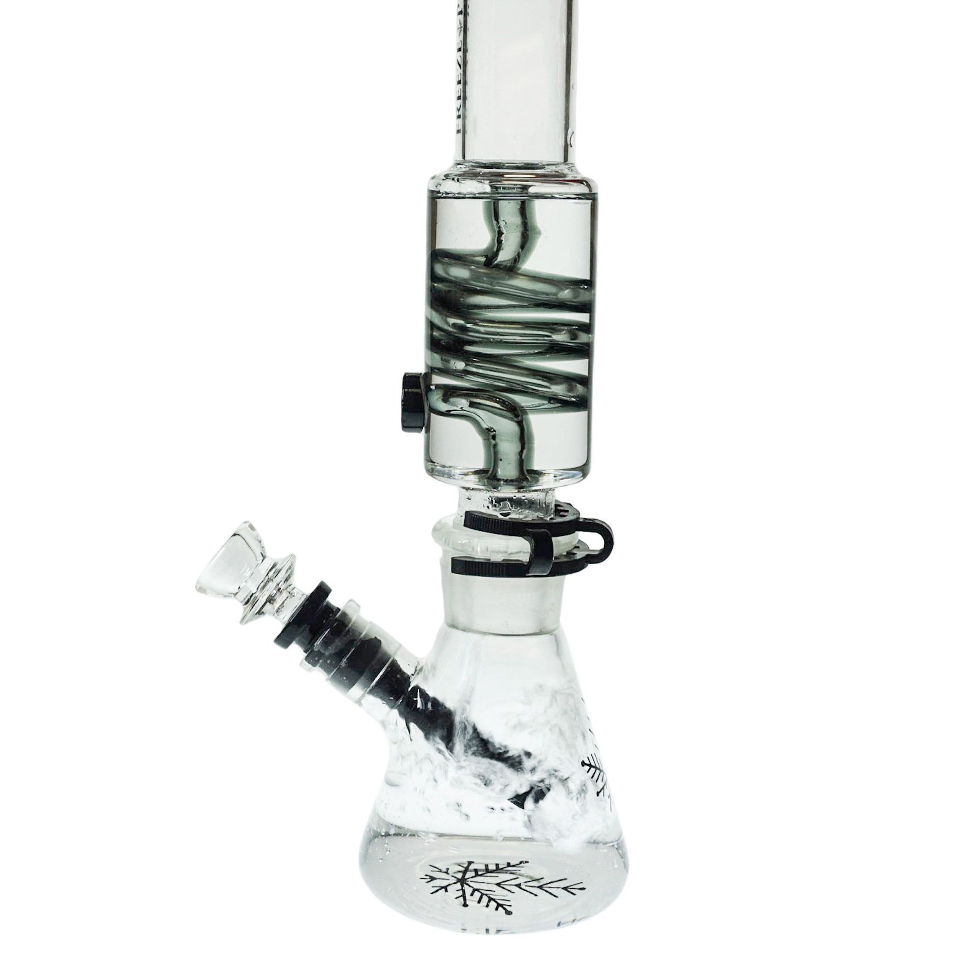 Freeze Pipe Glass Bong Flower Power Packages 