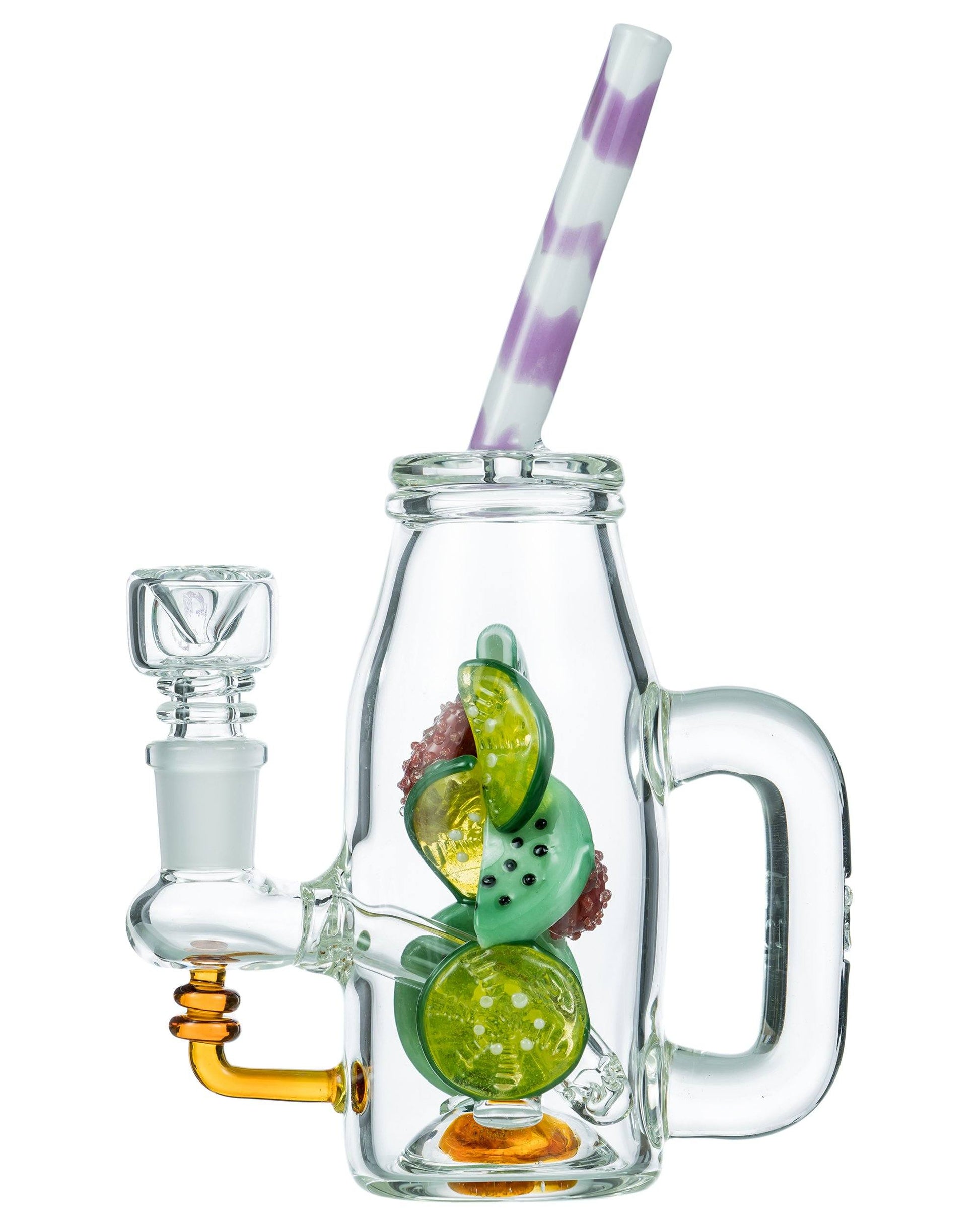 Bong with clear glass at Flower Power Packages