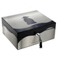 Fully Stocked Stylish Durable Silver Humidor Box Flower Power Packages 