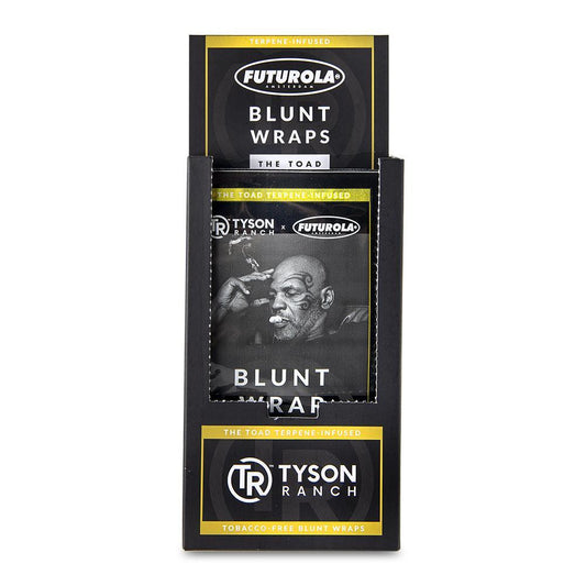 Futurola Tyson Ranch Terpene Infused Blunt Wraps (25 Count Display) Flower Power Packages 