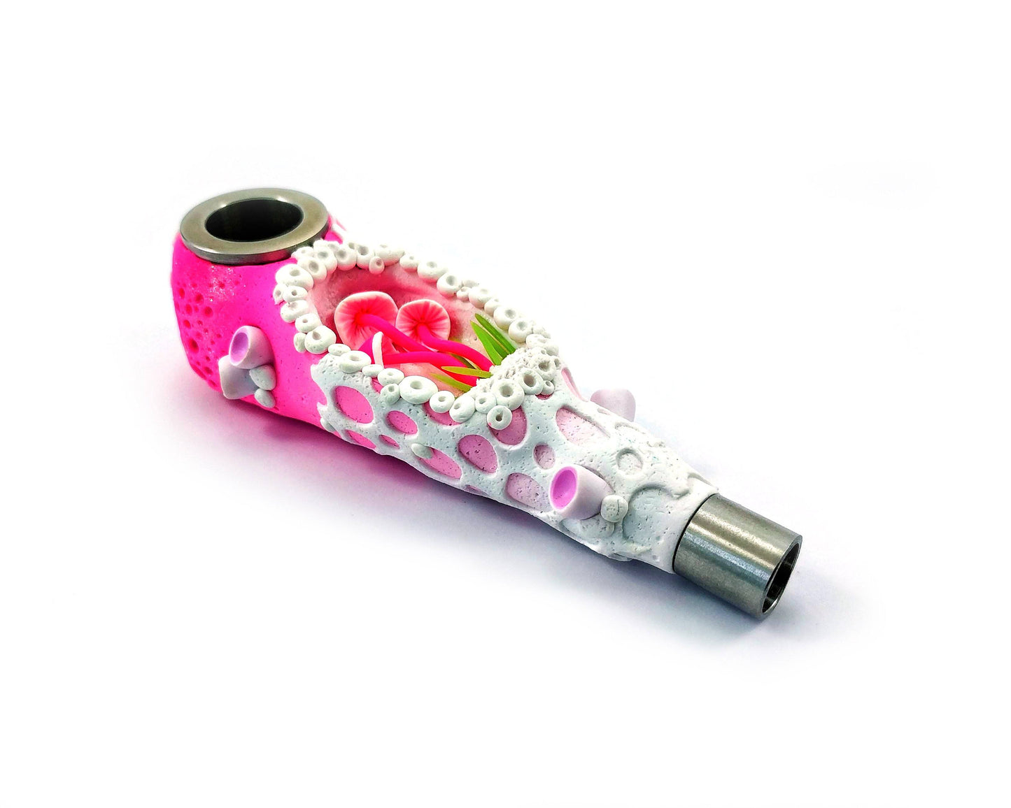 Gadzyl Mushroom Smoking pipe Pink Flower Power Packages 