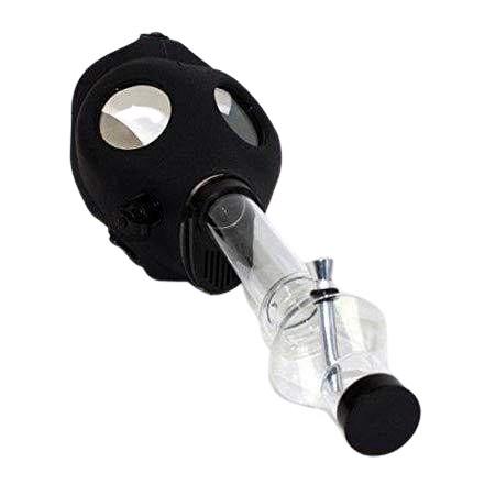 Gas Mask Black (1 Count) Flower Power Packages 