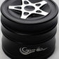 Genie 5 spoke rims aluminium grinder Flower Power Packages Black-4277 