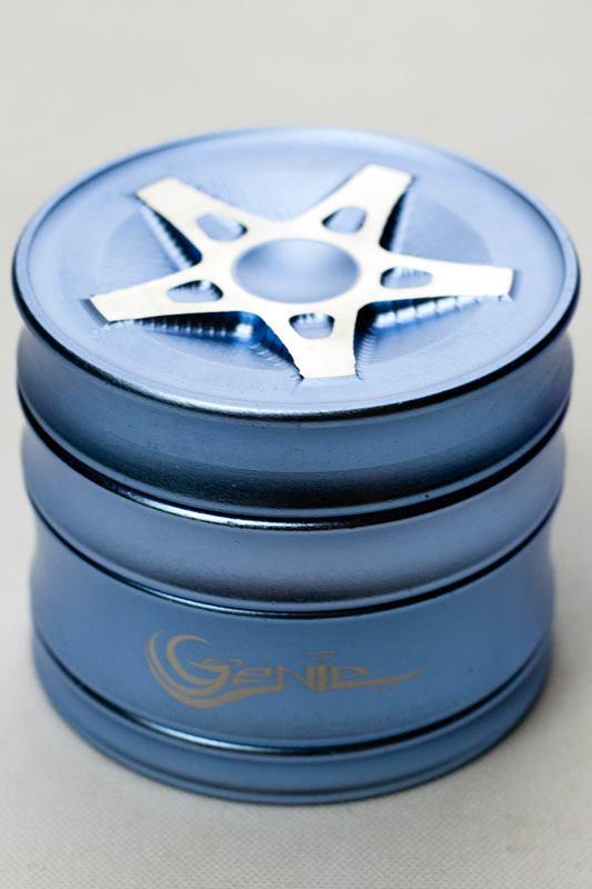Genie 5 spoke rims aluminium grinder Flower Power Packages Blue-4280 