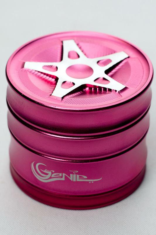 Genie 5 spoke rims aluminium grinder Flower Power Packages Pink-4276 