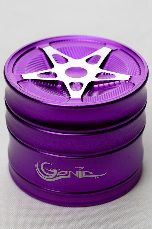 Genie 5 spoke rims aluminium grinder Flower Power Packages Purple-4281 