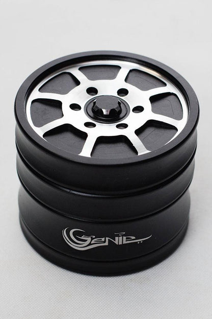 Genie 8 spoke rims aluminium grinder Flower Power Packages Black-4621 