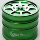 Genie 8 spoke rims aluminium grinder Flower Power Packages Green-4622 