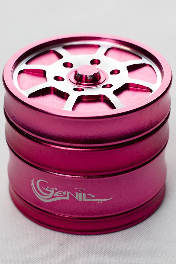 Genie 8 spoke rims aluminium grinder Flower Power Packages Pink-4623 