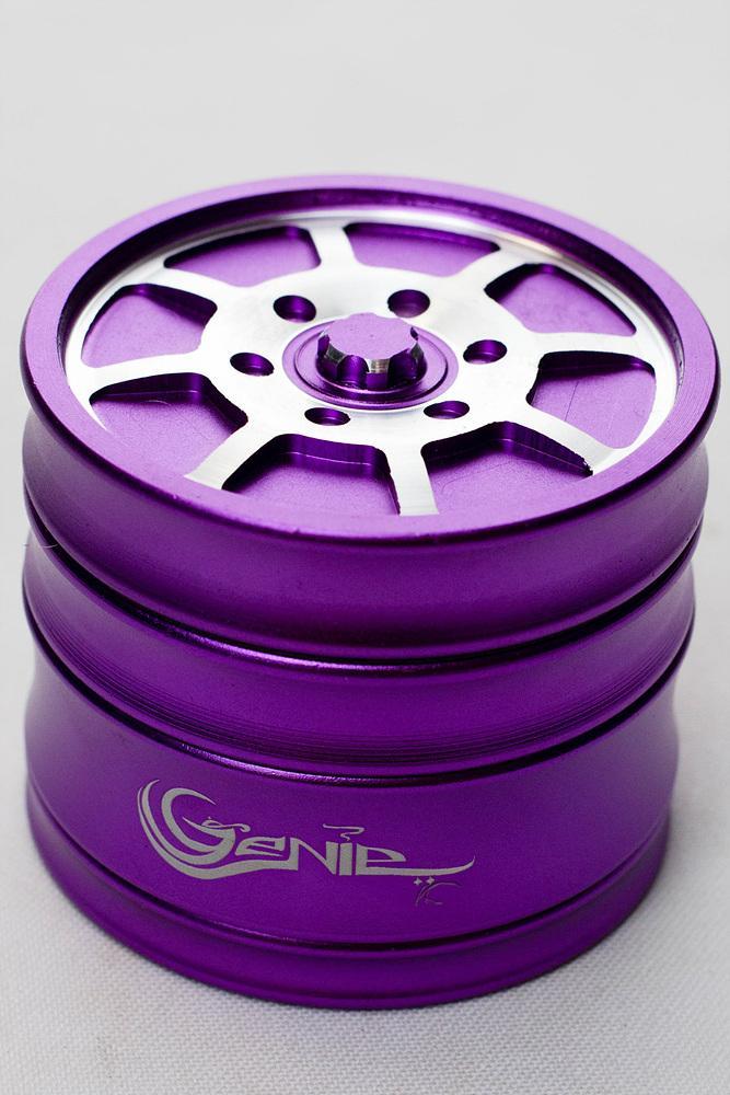 Genie 8 spoke rims aluminium grinder Flower Power Packages Purple-4625 