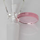 Glass bowl with round handle Flower Power Packages 14 mm Female Joint Pink 
