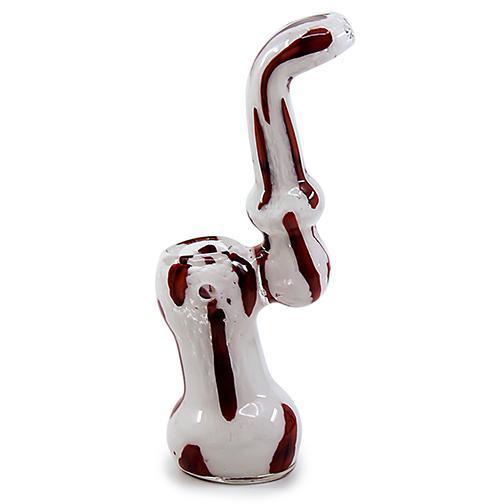 Glass Bubbler - Red Wound Bubbler (6") Flower Power Packages 
