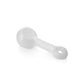 GRAV Labs 3" - UHPF - Mini Spoon w/ Doughnut Mouthpiece Flower Power Packages White 