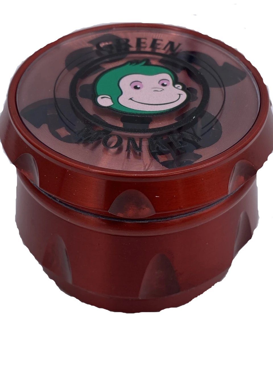 Green Monkey Herb Grinder Baboon Crown Series 63mm Various Colors Flower Power Packages Red 