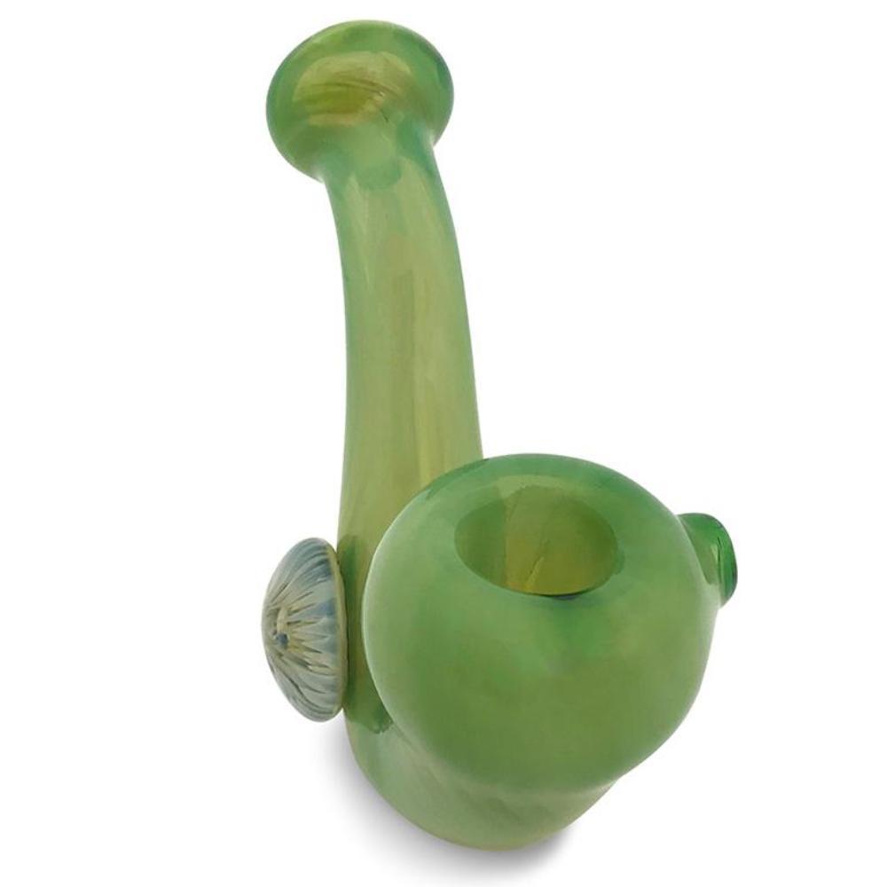 Green Sherlock with Flower Button at Flower Power Packages