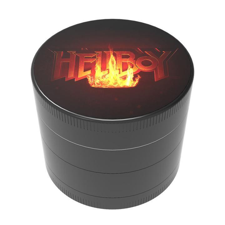 HellBoy 3 Chamber Aluminum Herb Grinder 50mm Flower Power Packages 