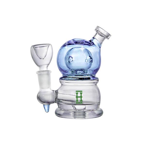 Hemper Crystal Ball Rig - Various Colors - (1 Count) Flower Power Packages Blue 