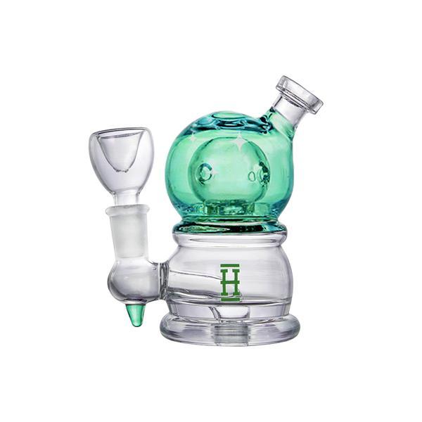 Hemper Crystal Ball Rig - Various Colors - (1 Count) Flower Power Packages Teal 