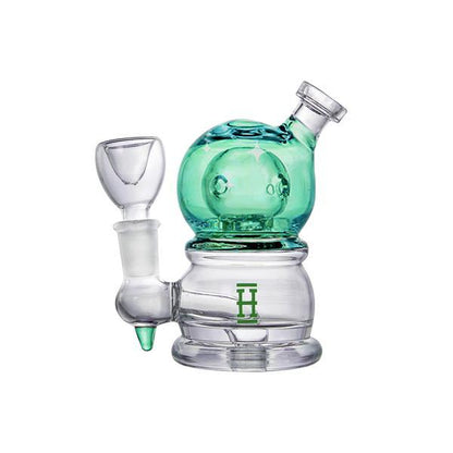 Hemper Crystal Ball Rig - Various Colors - (1 Count) Flower Power Packages Teal 