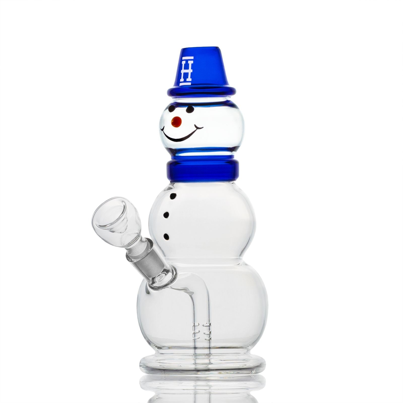 Hemper Snowman Bong Smoke Drop Blue 