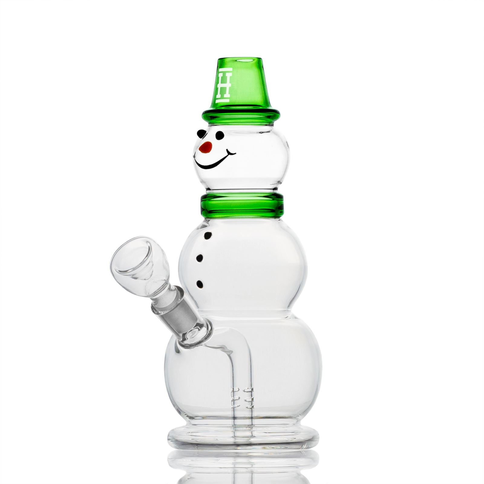 Hemper Snowman Bong Smoke Drop Green 