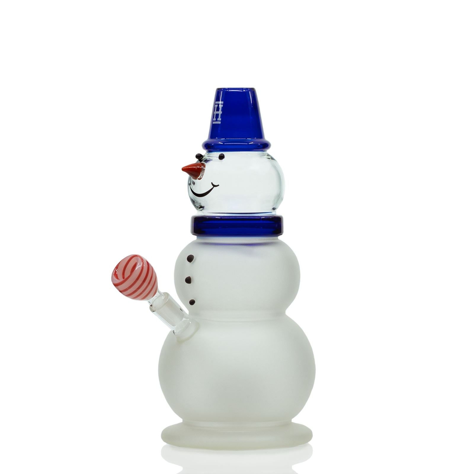 HEMPER Snowman XL Bong Smoke Drop Blue 
