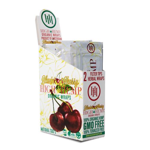 High Hemp - Organic Blunt Wraps Flower Power Packages Cherry 