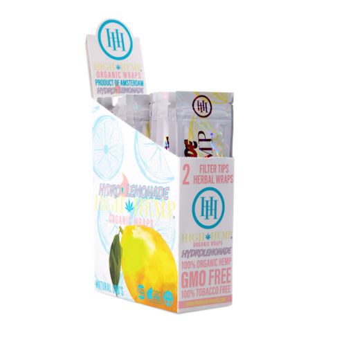 High Hemp - Organic Blunt Wraps Flower Power Packages Lemonade 