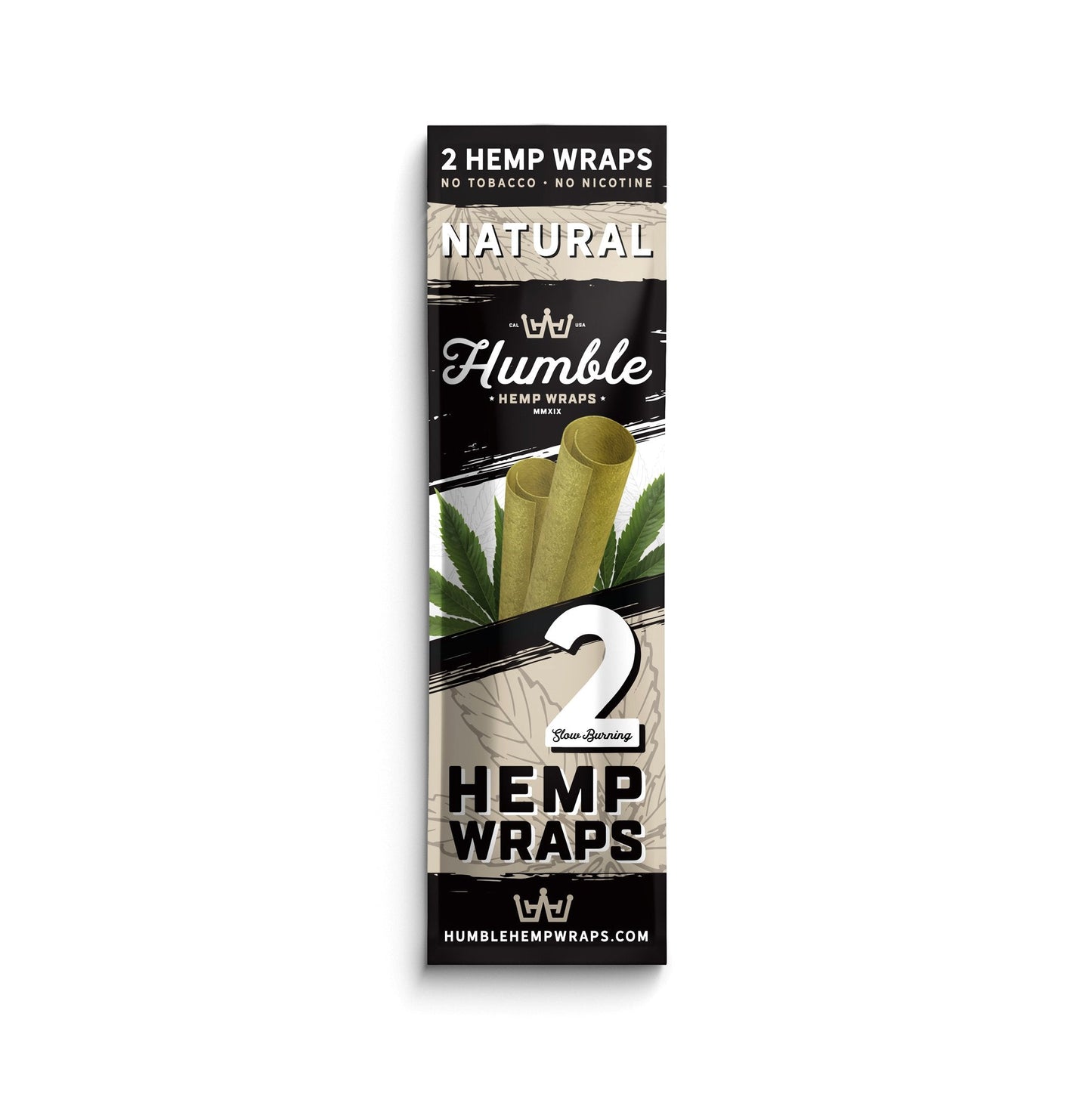 Humble Hemp Wraps - Natural Flavor - 25 Pack Flower Power Packages 