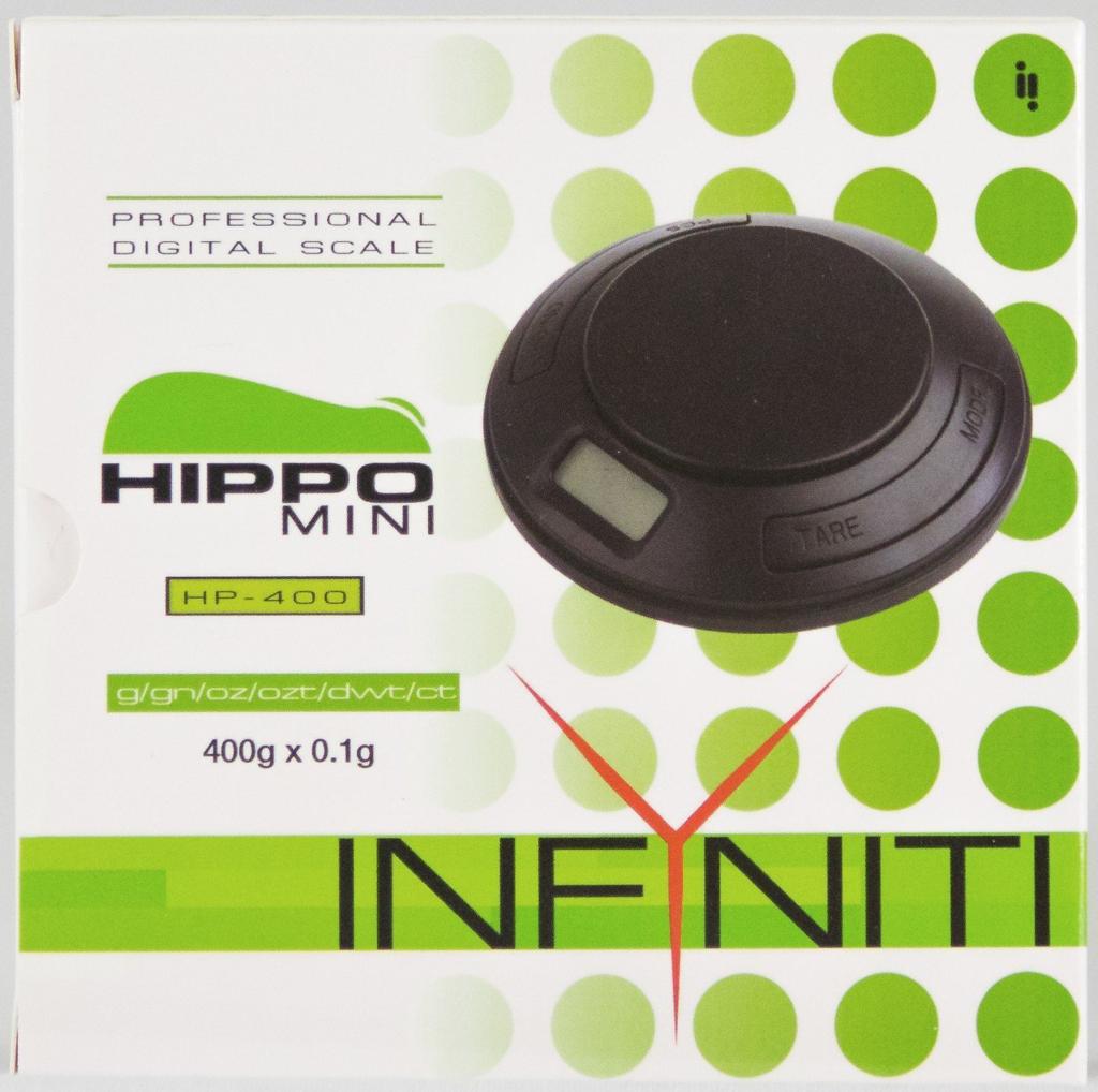 Infyiniti HP400: HIPPO Mini Scale 400G X 0.1 (1 Count) Flower Power Packages 