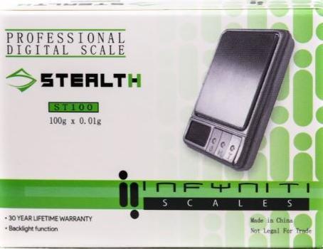 Infyniti ST100 Stealth II Scale 100G X 0.01G (1 Count) Flower Power Packages 
