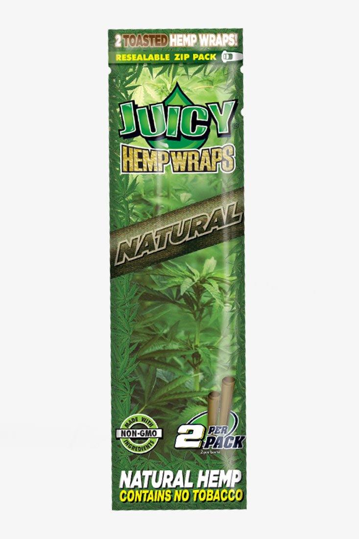 Juicy Jay's Hemp Wraps-2 Packs Flower Power Packages Natural 