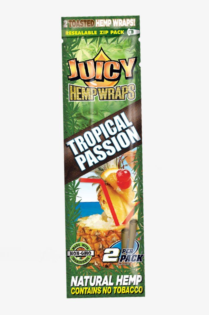 Juicy Jay's Hemp Wraps-2 Packs Flower Power Packages Tropical Passion 