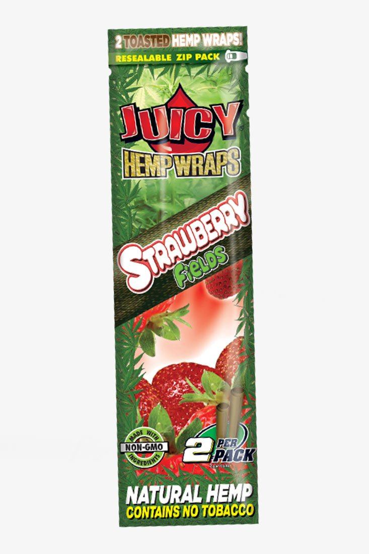 Juicy Jay's Hemp Wraps Flower Power Packages Strawberry 