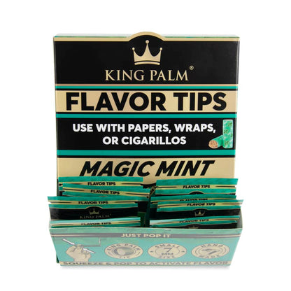 King Palm Flavored Tips 2pk Pouch - Various Flavors - (50ct Display) Smoke Drop Magic Mint 