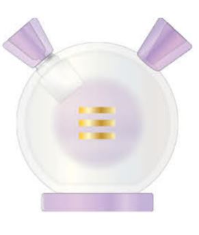 Level-Elevation Series-Orbit Bubbler-1 Count-(Various Colors) Flower Power Packages Violet 