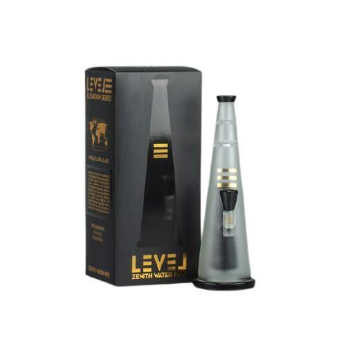 Level Zenith Water Pipe 1 Count - (Various Colors) Flower Power Packages Black 
