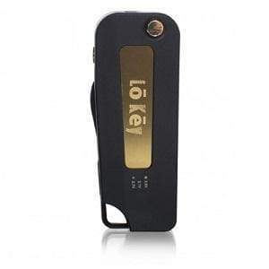 Lokee Key Fob Vaporizer w/ Built-in Charger Gold Includes Cartridge at Flower Power Packages