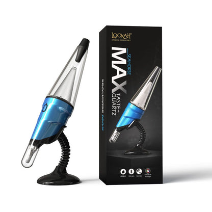 Lookah Seahorse Max Electric Dab Pen w/Perc Smoke Drop Seahorse Max Blue 